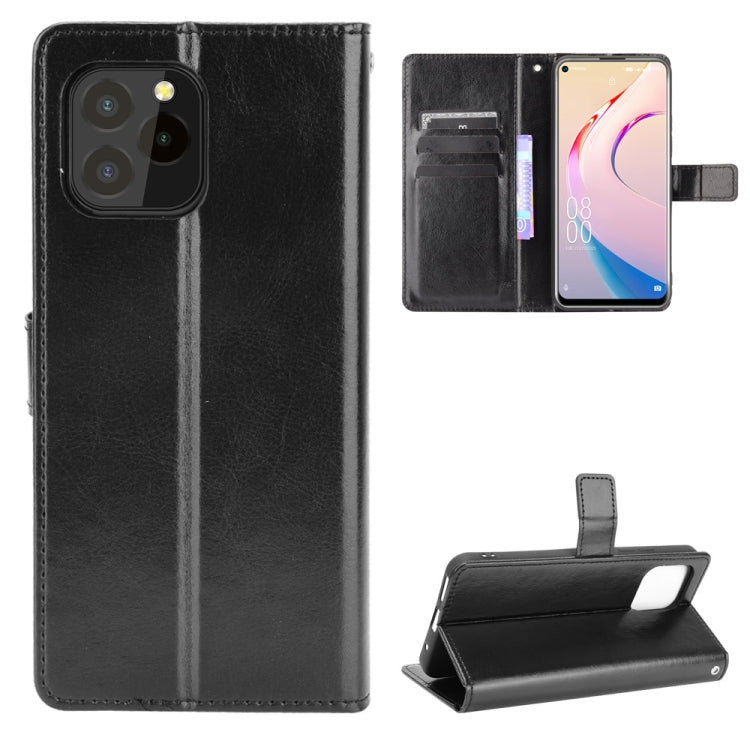 Crazy Horse Texture Horizontal Flip Leather Case with Holder & Card Slots & Lanyard, For Oukitel C21 Pro, For Oukitel C21, For Umidigi Power 5, For ZTE Blade A51, For ZTE Blade A71