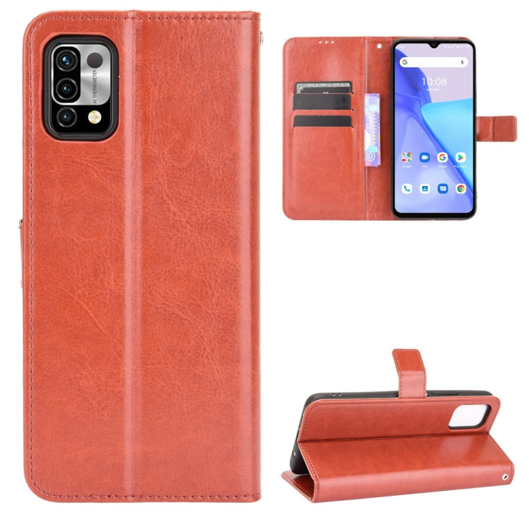 Crazy Horse Texture Horizontal Flip Leather Case with Holder & Card Slots & Lanyard, For Oukitel C21 Pro, For Oukitel C21, For Umidigi Power 5, For ZTE Blade A51, For ZTE Blade A71