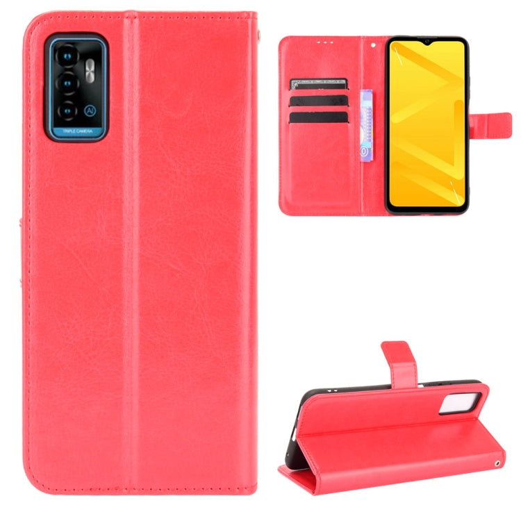 Crazy Horse Texture Horizontal Flip Leather Case with Holder & Card Slots & Lanyard, For Oukitel C21 Pro, For Oukitel C21, For Umidigi Power 5, For ZTE Blade A51, For ZTE Blade A71