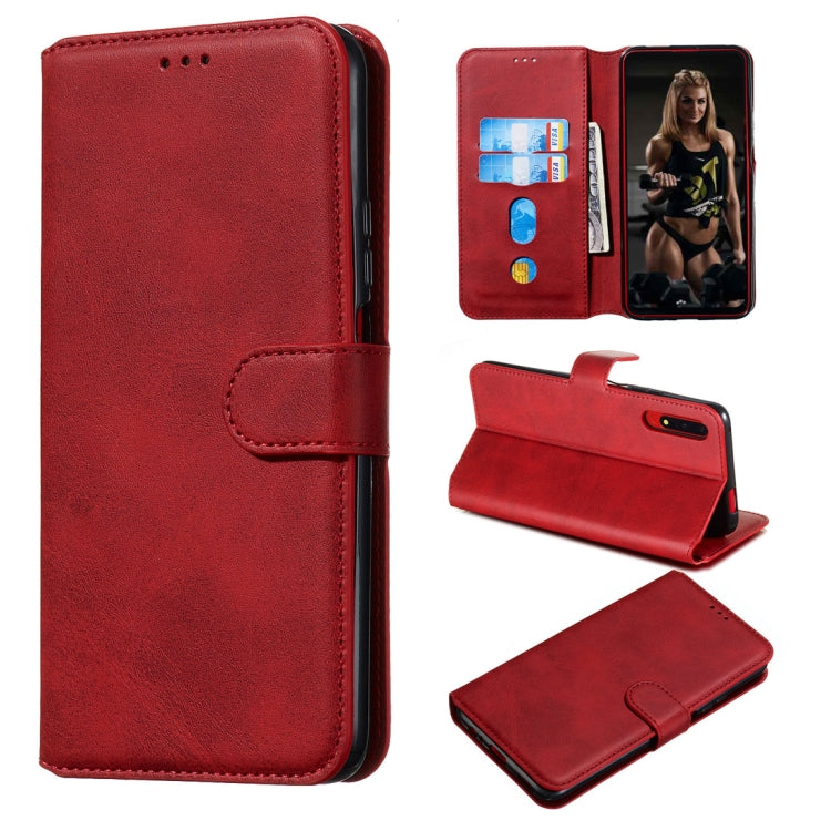 Classic Calf Texture Horizontal Flip PU Leather Case, with Holder & Card Slots & Wallet, For Huawei Honor 9X / Honor 9X Pro