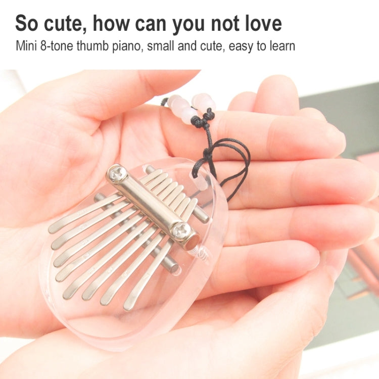 Mini 8 Tone Thumb Piano Kalimba Musical Instruments, Random Packaging
