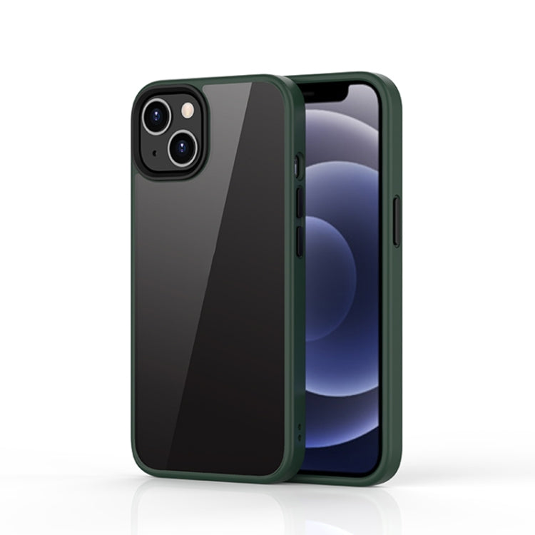 Ming Shield Hybrid Frosted Transparent PC + TPU Scratchproof Shockproof Case, For iPhone 13 mini, For iPhone 13, For iPhone 13 Pro