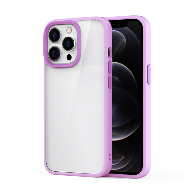 Ming Shield Hybrid Frosted Transparent PC + TPU Scratchproof Shockproof Case, For iPhone 13 mini, For iPhone 13, For iPhone 13 Pro
