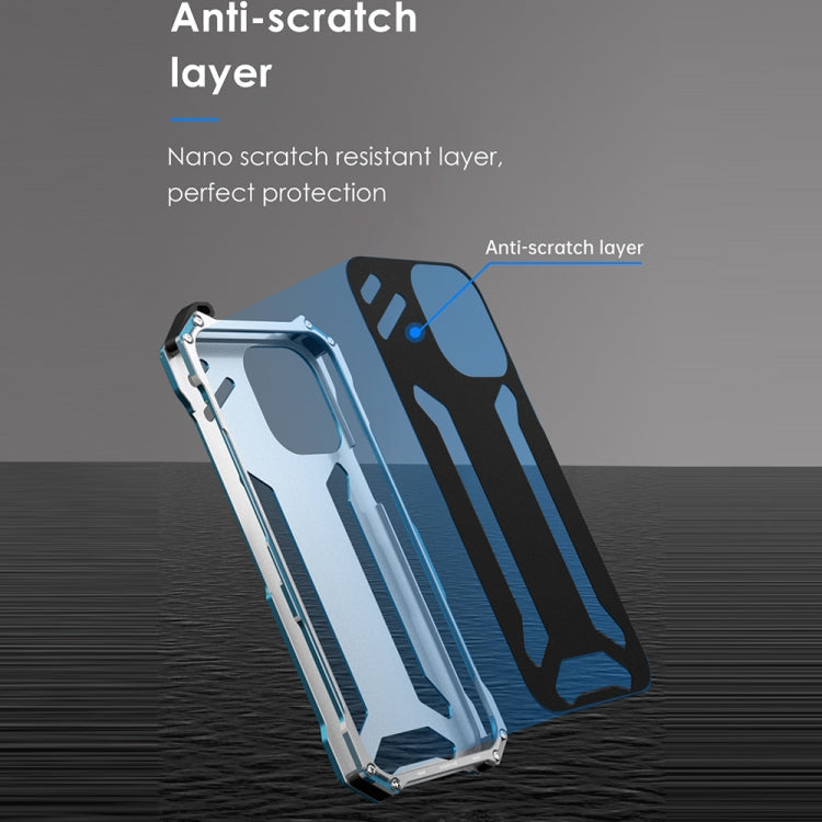 R-JUST Shockproof Armor Metal Protective Case, For iPhone 13 Pro, For iPhone 13 Pro Max, For iPhone 13