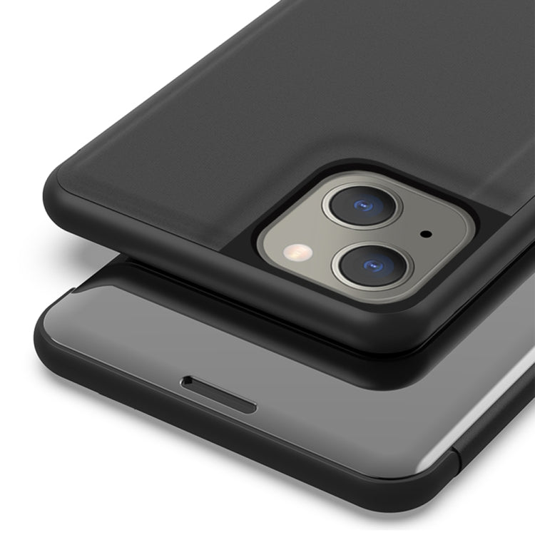 Plated Mirror Horizontal Flip Leather Case with Holder, For iPhone 13, For iPhone 13 Pro, For iPhone 13 Pro Max, For OnePlus Nord 2 5G, For OnePlus N200 5G