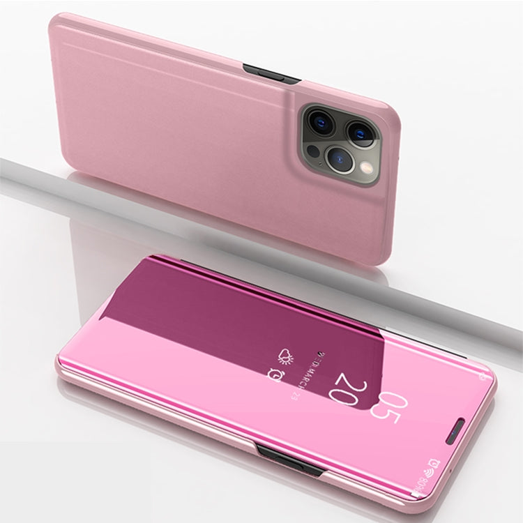 Plated Mirror Horizontal Flip Leather Case with Holder, For iPhone 13, For iPhone 13 Pro, For iPhone 13 Pro Max, For OnePlus Nord 2 5G, For OnePlus N200 5G
