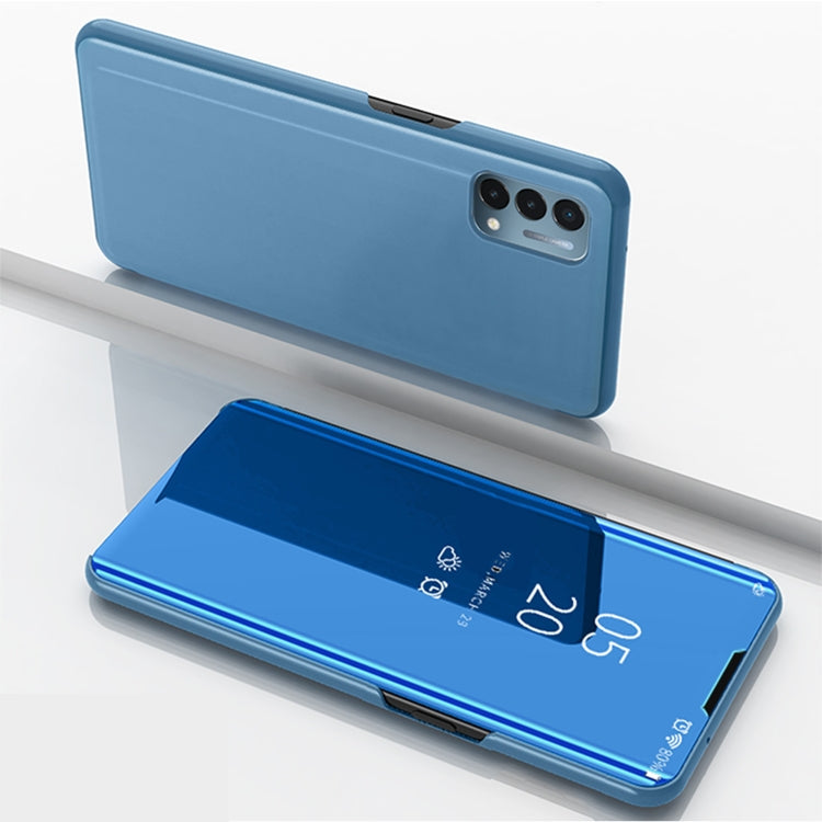Plated Mirror Horizontal Flip Leather Case with Holder, For iPhone 13, For iPhone 13 Pro, For iPhone 13 Pro Max, For OnePlus Nord 2 5G, For OnePlus N200 5G