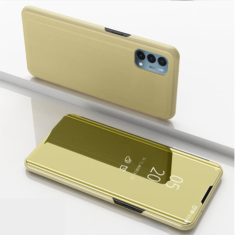 Plated Mirror Horizontal Flip Leather Case with Holder, For iPhone 13, For iPhone 13 Pro, For iPhone 13 Pro Max, For OnePlus Nord 2 5G, For OnePlus N200 5G