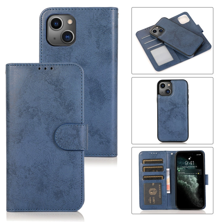 Retro 2 in 1 Detachable Horizontal Flip Leather Case with Card Slots & Wallet, For iPhone 13, For  iPhone 13 Mini, For iPhone 13 Pro, For iPhone 13 Pro Max