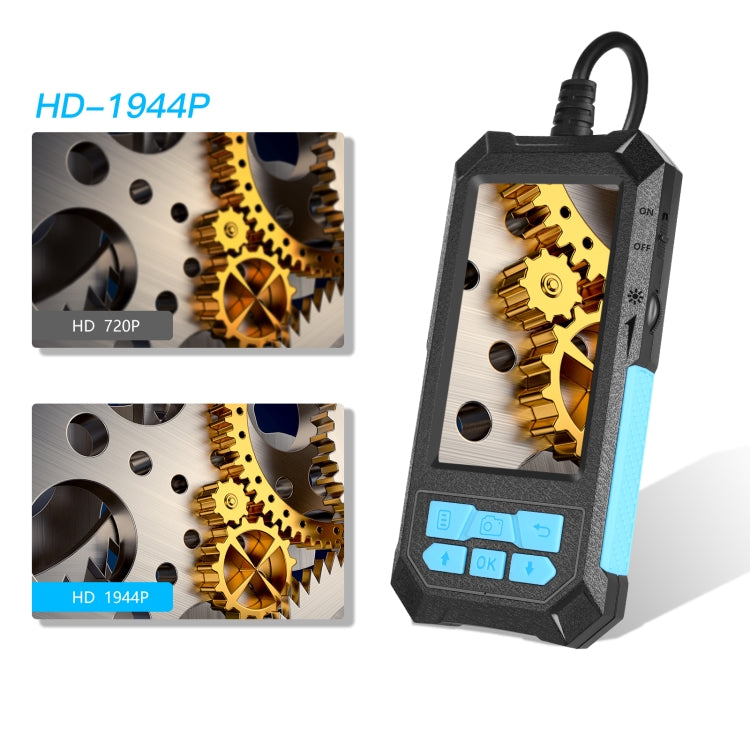 P90 14mm 4.5 inch HD 500W Autofocus Camera Endoscope Portable Waterproof Industrial Pipe Endoscope,, Hard Cable Length: 2m, Hard Cable Length: 5m, Hard Cable Length: 10m