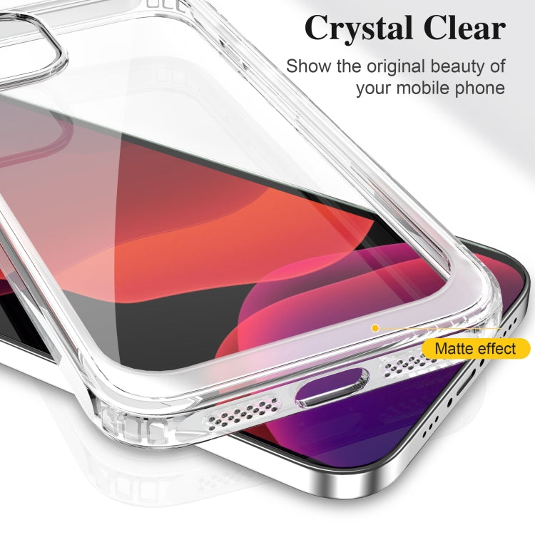 Crystal Clear Shockproof PC + TPU Protective Case, For iPhone 13 mini, For iPhone 13, For iPhone 13 Pro, For iPhone 13 Pro Max, For iPhone 12 Pro, For iPhone 12 Pro Max, For iPhone 8 Plus / 7 Plus, For iPhone XS Max