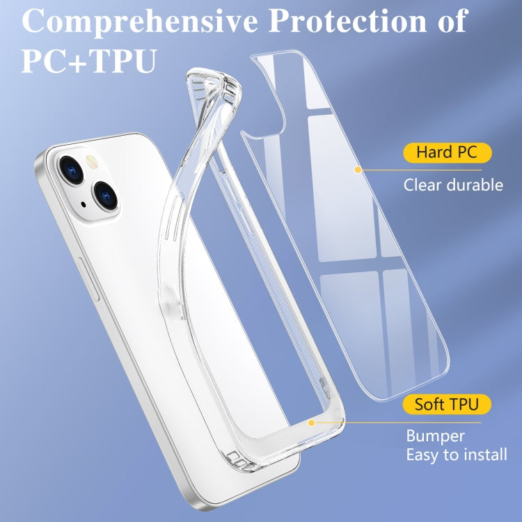 Crystal Clear Shockproof PC + TPU Protective Case, For iPhone 13 mini, For iPhone 13, For iPhone 13 Pro, For iPhone 13 Pro Max, For iPhone 12 Pro, For iPhone 12 Pro Max, For iPhone 8 Plus / 7 Plus, For iPhone XS Max