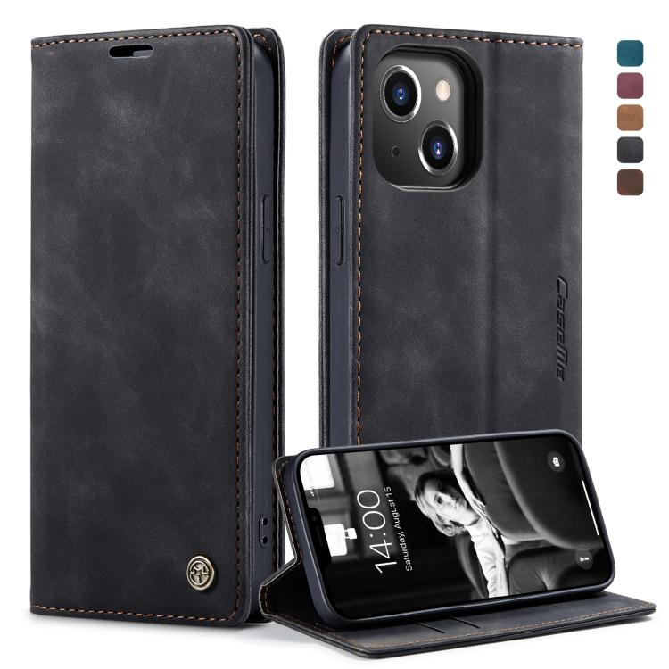 CaseMe-013 Multifunctional Retro Frosted Horizontal Flip Leather Case with Card Slot & Holder & Wallet, For iPhone 13 mini, For iPhone 13, For iPhone 13 Pro, For iPhone 13 Pro Max