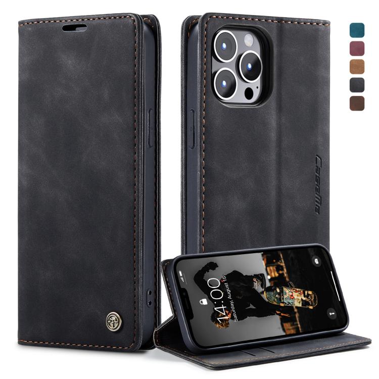 CaseMe-013 Multifunctional Retro Frosted Horizontal Flip Leather Case with Card Slot & Holder & Wallet, For iPhone 13 mini, For iPhone 13, For iPhone 13 Pro, For iPhone 13 Pro Max