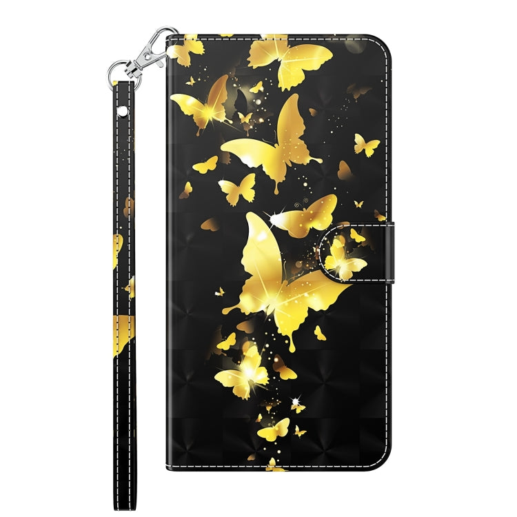 3D Painting Pattern Horizontal Flip TPU + PU Leather Case with Holder & Card Slots & Wallet, For iPhone 13 mini, For iPhone 13
