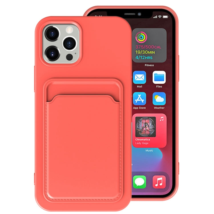 TPU + Flannel Lining Shockproof Case with Card Slots, For iPhone 13 Pro, For iPhone 13 mini, For iPhone 13