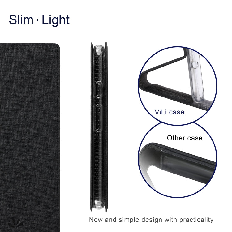 ViLi DMX Series Shockproof TPU + PU Leather Magnetic Attraction Horizontal Flip Case with Card Slot & Holder, For Google Pixel 5a, For Google Pixel 6, For Xiaomi Mi 11 Ultra, For OnePlus Nord CE 5G, For OnePlus Nord N200 5G