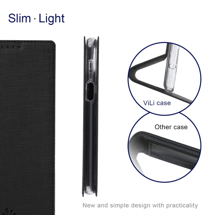 ViLi DMX Series Shockproof TPU + PU Leather Magnetic Attraction Horizontal Flip Case with Card Slot & Holder, For Xiaomi Mi 11 Lite, For Sony Xperia 10 III, For Sony Xperia Ace II, For Sony Xperia 1 III