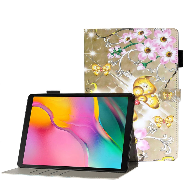 3D Embossing Pattern Horizontal Flip Leather Case with Holder & Card Slots & Wallet, For Galaxy Tab A 8.0 (2019) T290, For Galaxy Tab A 10.1 T580, For Galaxy Tab A 10.1 (2019) T510, For Galaxy Tab S5e T720