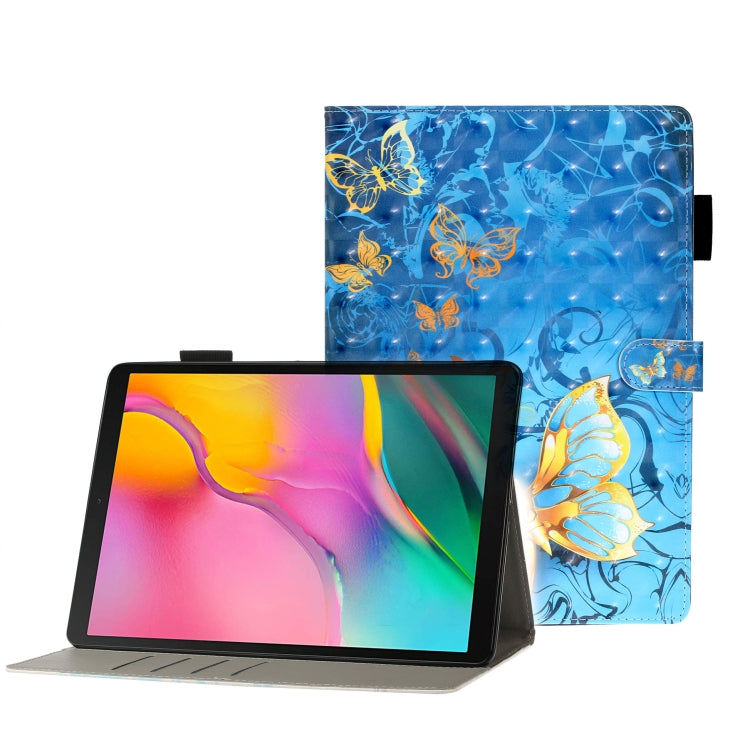 3D Embossing Pattern Horizontal Flip Leather Case with Holder & Card Slots & Wallet, For Galaxy Tab A 8.0 (2019) T290, For Galaxy Tab A 10.1 T580, For Galaxy Tab A 10.1 (2019) T510, For Galaxy Tab S5e T720