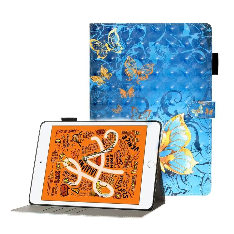 3D Embossing Pattern Horizontal Flip Leather Case with Holder & Card Slots & Wallet, For iPad 10.2, For iPad 5 / 6 / 7 / 8, For iPad Mini 5 / 4 / 3 / 2 / 1