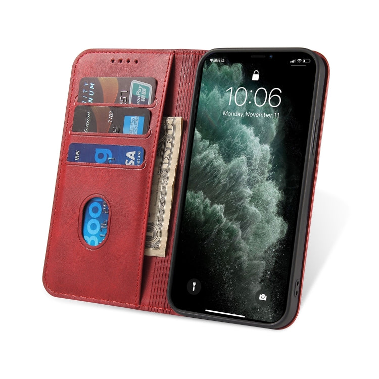 Calf Texture Magnetic Horizontal Flip Leather Case with Holder & Card Slots & Wallet, For iPhone 13 mini, For iPhone 13, For iPhone 13 Pro