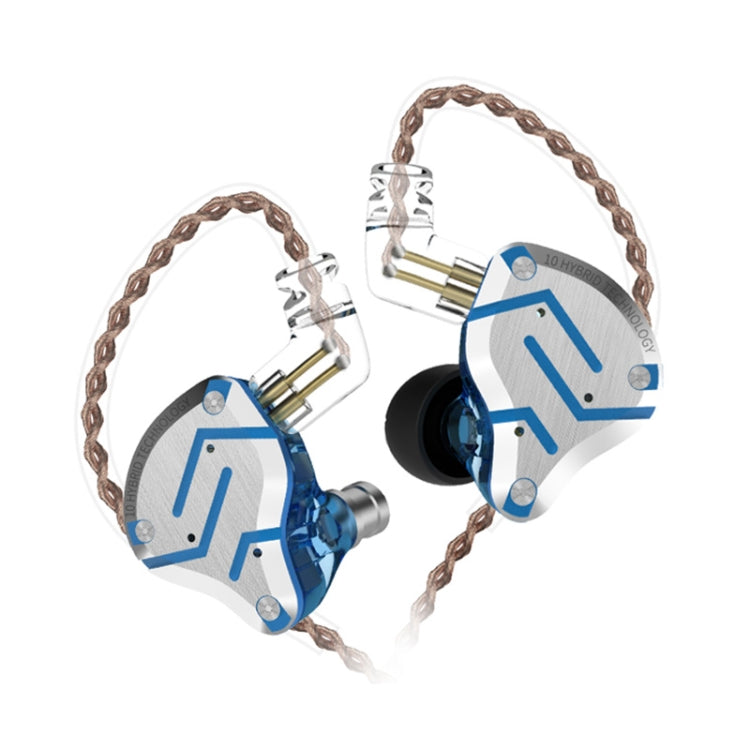 KZ ZS10 Pro 10-unit Ring Iron Gaming In-ear Wired Earphone,, ZS10 Pro Standard Version(Black), ZS10 Pro Standard Version(Blue), ZS10 Pro Standard Version(Streamer Blue), ZS10 Pro Standard Version(Glare Gold), ZS10 Pro Standard Version(Purple)          ...