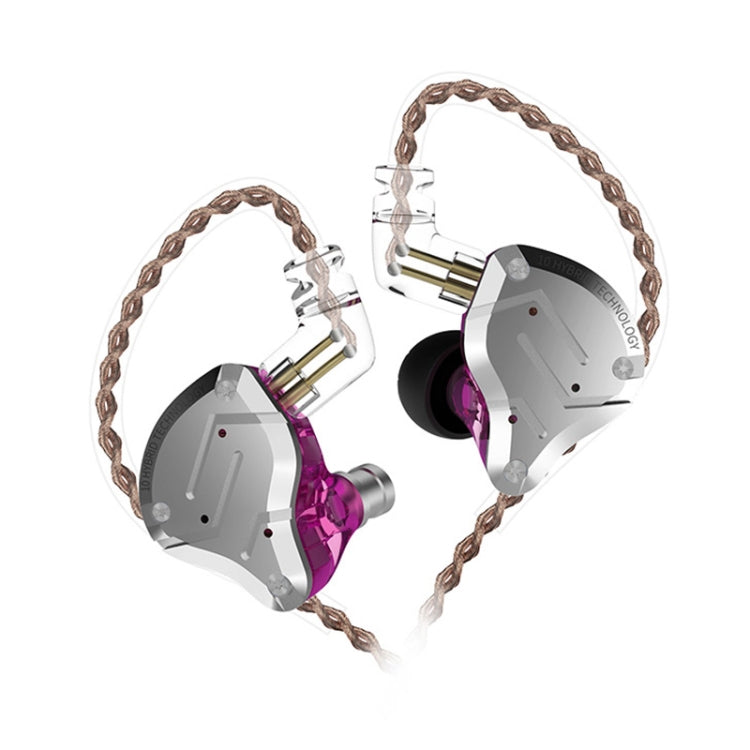 KZ ZS10 Pro 10-unit Ring Iron Gaming In-ear Wired Earphone,, ZS10 Pro Standard Version(Black), ZS10 Pro Standard Version(Blue), ZS10 Pro Standard Version(Streamer Blue), ZS10 Pro Standard Version(Glare Gold), ZS10 Pro Standard Version(Purple)          ...