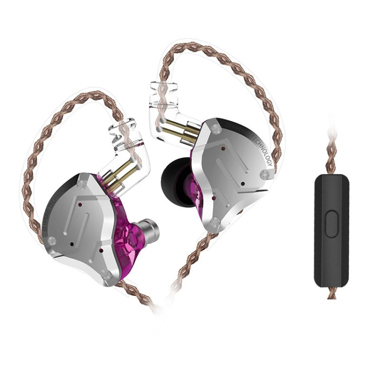 KZ ZS10 Pro 10-unit Ring Iron Gaming In-ear Wired Earphone,, ZS10 Pro Standard Version(Black), ZS10 Pro Standard Version(Blue), ZS10 Pro Standard Version(Streamer Blue), ZS10 Pro Standard Version(Glare Gold), ZS10 Pro Standard Version(Purple)          ...