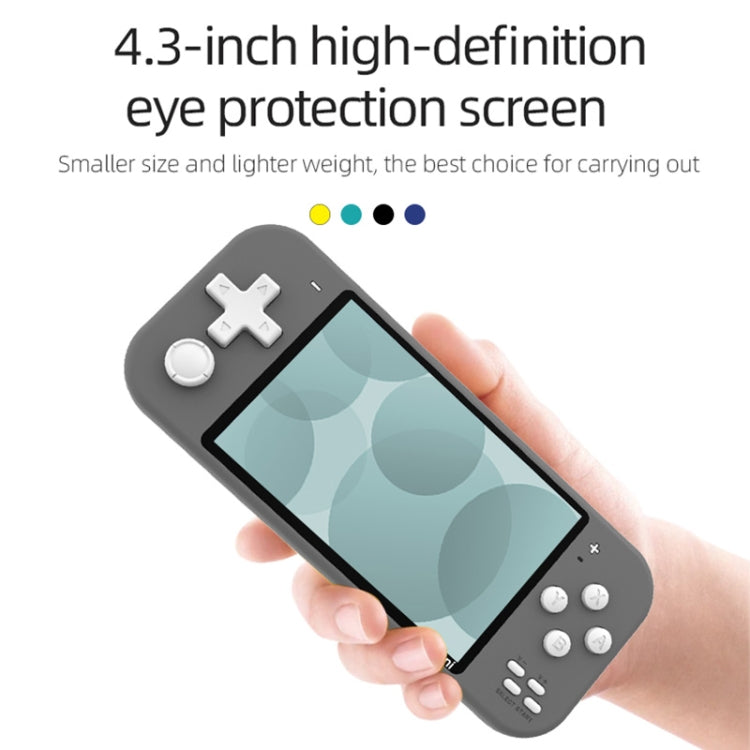 X20 mini Classic Games Handheld Game Console with 4.3 inch Screen & 8GB Memory, X20 mini / Grey, X20 mini / Yellow, X20 mini / Green, X20 mini / Blue