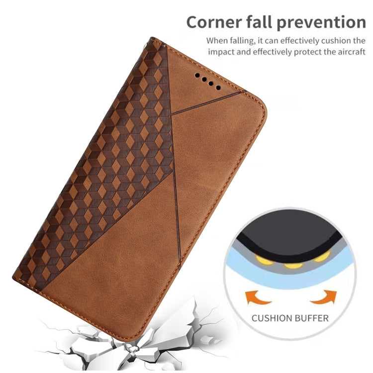 Diamond Pattern Splicing Skin Feel Magnetic Horizontal Flip Leather Case with Card Slots & Holder & Wallet, For iPhone 12 mini, For iPhone 12 / 12 Pro, For iPhone 12 Pro Max, For iPhone 11