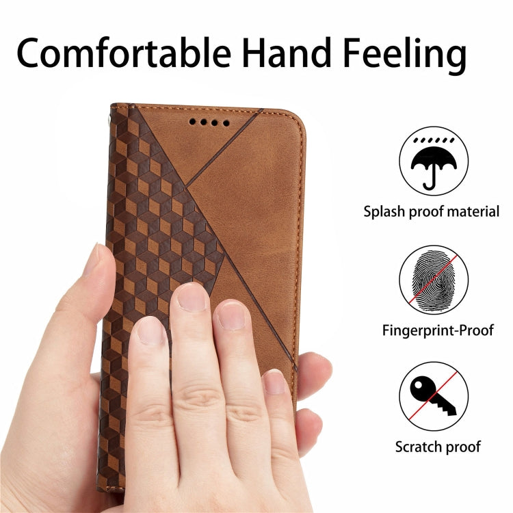 Diamond Pattern Splicing Skin Feel Magnetic Horizontal Flip Leather Case with Card Slots & Holder & Wallet, For iPhone 11 Pro, For iPhone 11 Pro Max, For iPhone X / XS, For iPhone XR