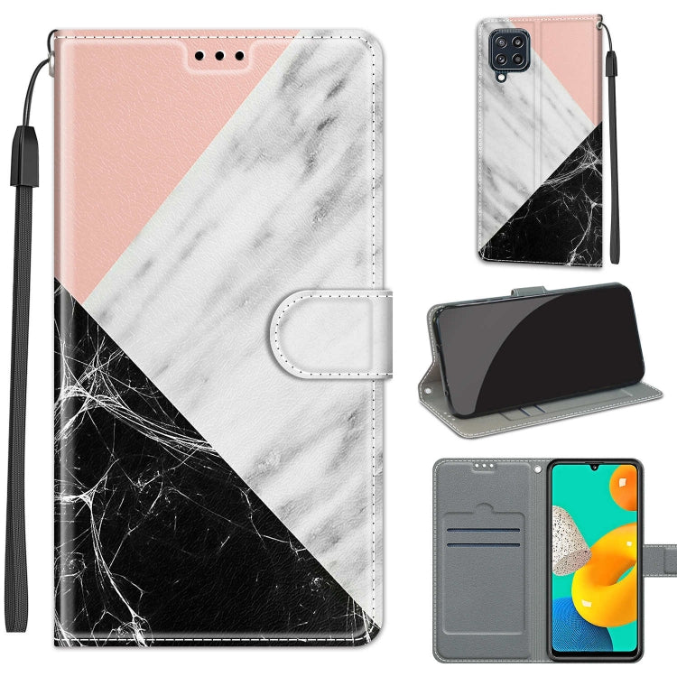 Voltage Coloured Drawing Magnetic Clasp Horizontal Flip PU Leather Case with Holder & Card Slots, For Samsung Galaxy M32 4G / F22