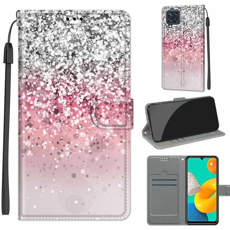 Voltage Coloured Drawing Magnetic Clasp Horizontal Flip PU Leather Case with Holder & Card Slots, For Samsung Galaxy M32 4G / F22