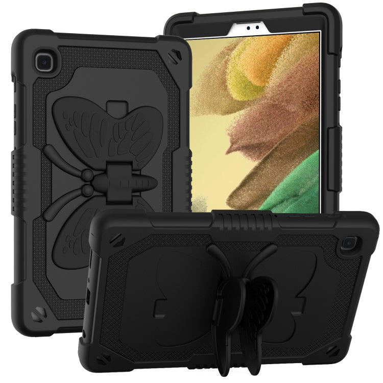 Pure Color PC + Silicone Anti-drop Protective Case with Butterfly Shape Holder & Pen Slot, For Samsung Galaxy Tab A7 Lite 8.7 SM-T220 / SM-T225