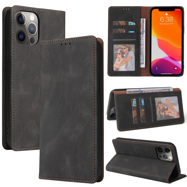 Simple Suction Closure Horizontal Flip Leather Case with Holder & Card Slot & Wallet, For iPhone 12 mini, For iPhone 11 Pro Max, For iPhone 11 Pro, For iPhone 11