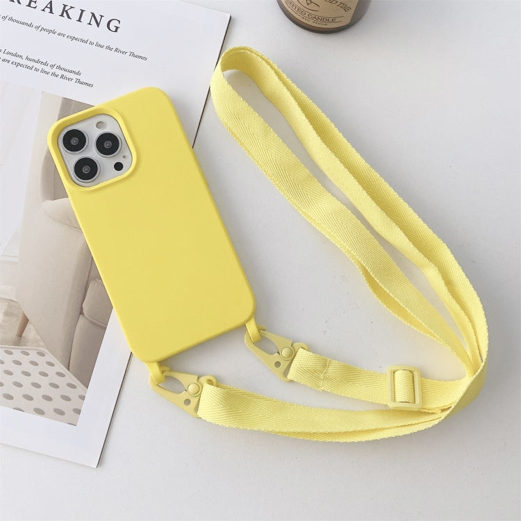 Elastic Silicone Protective Case with Wide Neck Lanyard, For iPhone 13, For iPhone 13 Pro, For iPhone 13 Pro Max