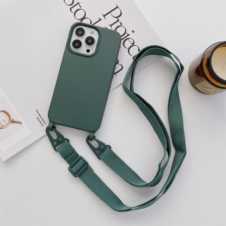 Elastic Silicone Protective Case with Wide Neck Lanyard, For iPhone 12 / 12 Pro, For iPhone 11, For iPhone 11 Pro, For iPhone 13 mini, For iPhone 12 Pro Max