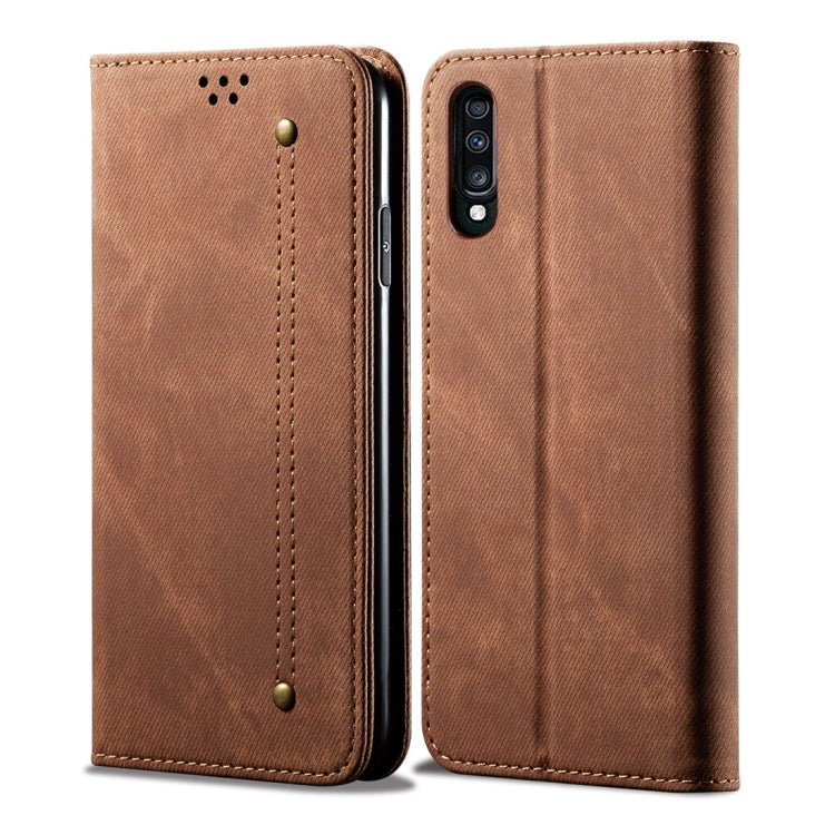 Denim Texture Casual Style Horizontal Flip Leather Case with Holder & Card Slots & Wallet, For Galaxy A70, For Galaxy M30s, For Galaxy A20s, For Galaxy A50s / A50 / A30s, For Galaxy S10 5G, For Galaxy S10