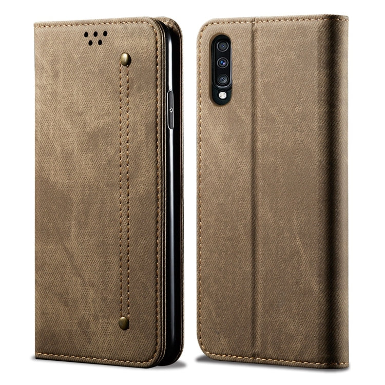 Denim Texture Casual Style Horizontal Flip Leather Case with Holder & Card Slots & Wallet, For Galaxy A70, For Galaxy M30s, For Galaxy A20s, For Galaxy A50s / A50 / A30s, For Galaxy S10 5G, For Galaxy S10