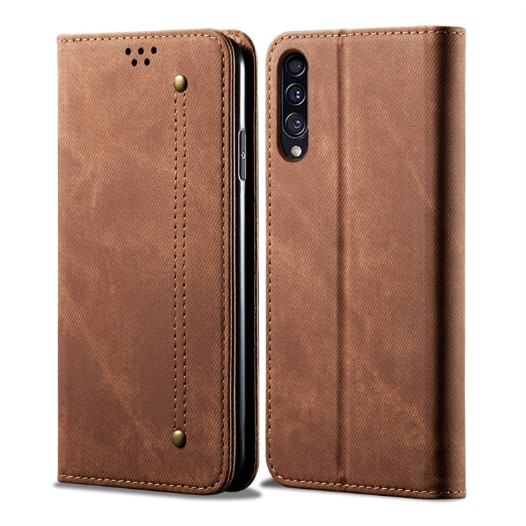 Denim Texture Casual Style Horizontal Flip Leather Case with Holder & Card Slots & Wallet, For Galaxy A70, For Galaxy M30s, For Galaxy A20s, For Galaxy A50s / A50 / A30s, For Galaxy S10 5G, For Galaxy S10
