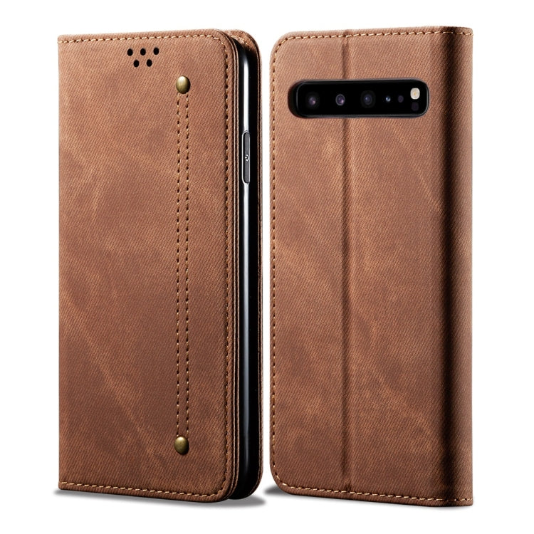 Denim Texture Casual Style Horizontal Flip Leather Case with Holder & Card Slots & Wallet, For Galaxy A70, For Galaxy M30s, For Galaxy A20s, For Galaxy A50s / A50 / A30s, For Galaxy S10 5G, For Galaxy S10