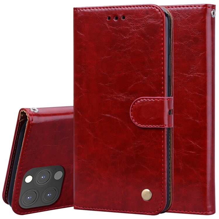 Business Style Oil Wax Texture Horizontal Flip Leather Case with Holder & Card Slots & Wallet, For iPhone 13, For iPhone 13 Pro, For iPhone 13 Pro Max, For Xiaomi Redmi 10