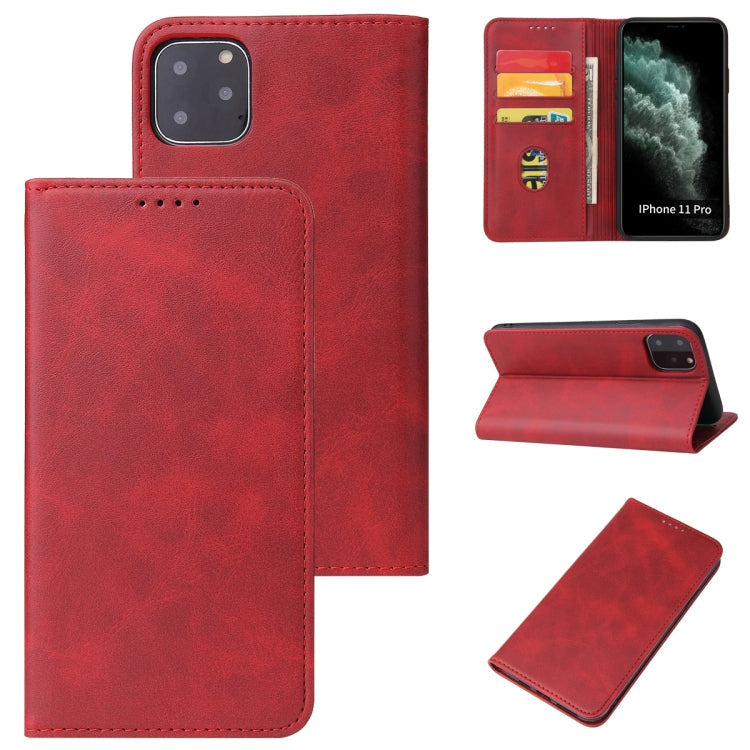 Calf Texture Magnetic Horizontal Flip Leather Case with Holder & Card Slots & Wallet, For iPhone 11 Pro, For iPhone SE 2022 / SE 2020 / 8 / 7, For iPhone 11