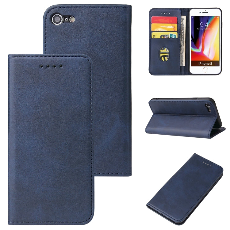 Calf Texture Magnetic Horizontal Flip Leather Case with Holder & Card Slots & Wallet, For iPhone 11 Pro, For iPhone SE 2022 / SE 2020 / 8 / 7, For iPhone 11