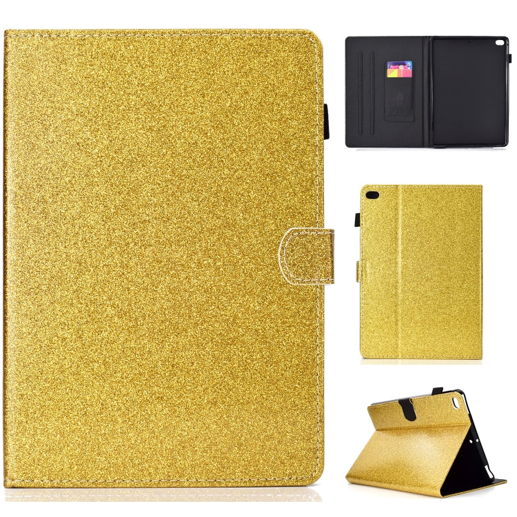 Varnish Glitter Powder Horizontal Flip Leather Case with Holder & Card Slot, For Huawei MediaPad T5, For iPad 10.2 / 10.5, For iPad 2 / 3 / 4, For iPad Air / Air 2 / iPad 9.7