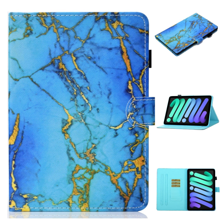 Coloured Drawing Horizontal Flip Leather Case with Holder & Card Slot & Sleep / Wake-up Function, For iPad mini 2024 / mini 6
