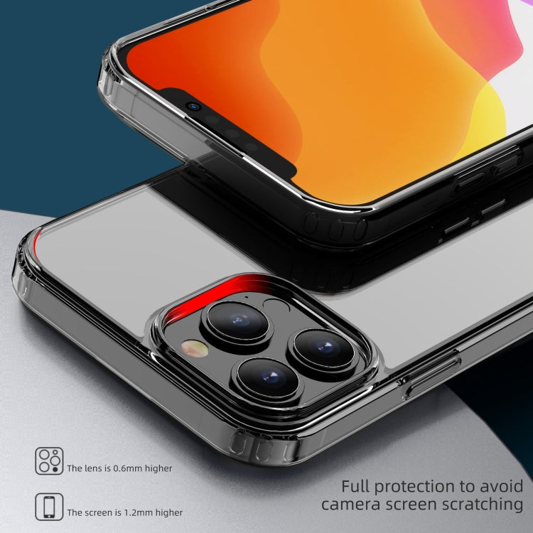 iPAKY Transparent Shockproof TPU + PC Protective Case, For iPhone 13, For iPhone 13 Pro, For iPhone 13 Pro Max