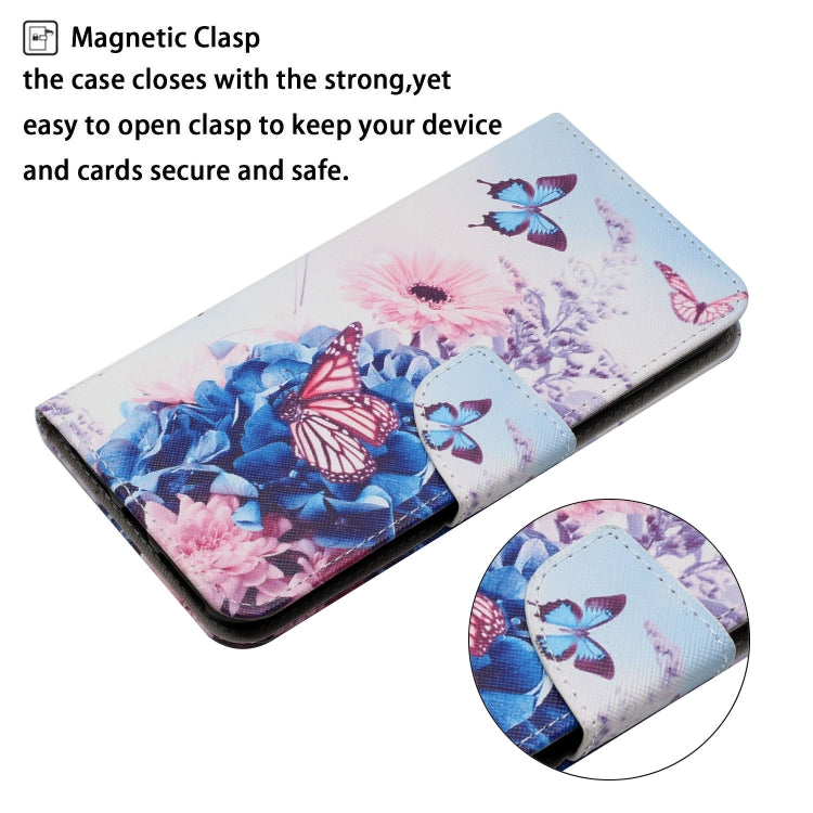Painted Pattern Horizontal Flip Leather Case with Holder & Card Slot & Wallet, For iPhone 13 mini