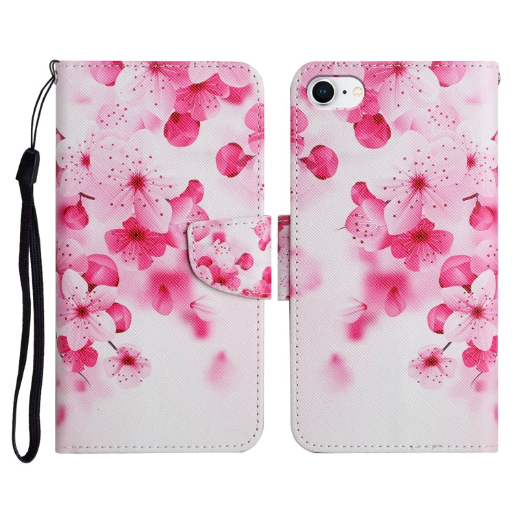 Painted Pattern Horizontal Flip Leather Case with Holder & Card Slot & Wallet, For iPhone SE 2022 / SE 2020 / 8 / 7